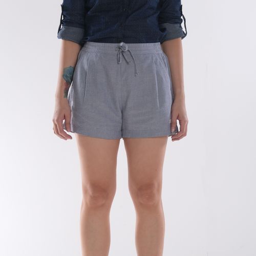 WOMENS EASY SHORTS IN OXFORD LT.GRAY