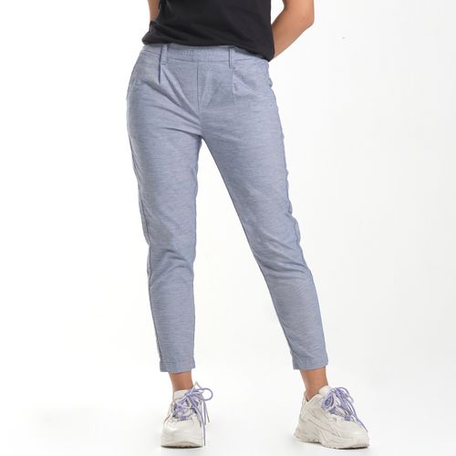 WOMENS OXFORD TROUSERS IN NAVY